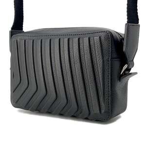 Balenciaga Shoulder Leather Bag Car Black Camera